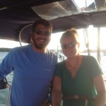 Logan and Gillian in the Cockpit