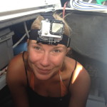 Gillian getting ready to look for Ottos fluxgate